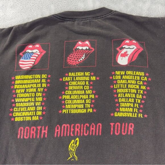 Vintage Rolling Stones Men's Size Large Single Stitch 1994/1995 Voodoo Lounge - Picture 4 of 15